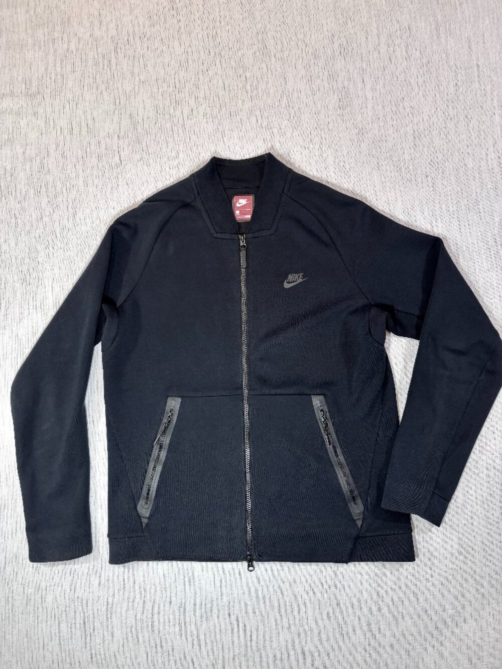 Nike Tech Fleece Bomber Jacket – Black – Size M